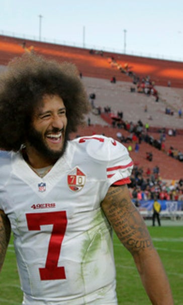 Kaepernick insists he's not thinking about future with 49ers